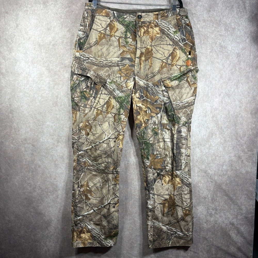 Game Winner Realtree Xtra Pants Mens Large 36-38 Brown Hunting Outdoor Cargo